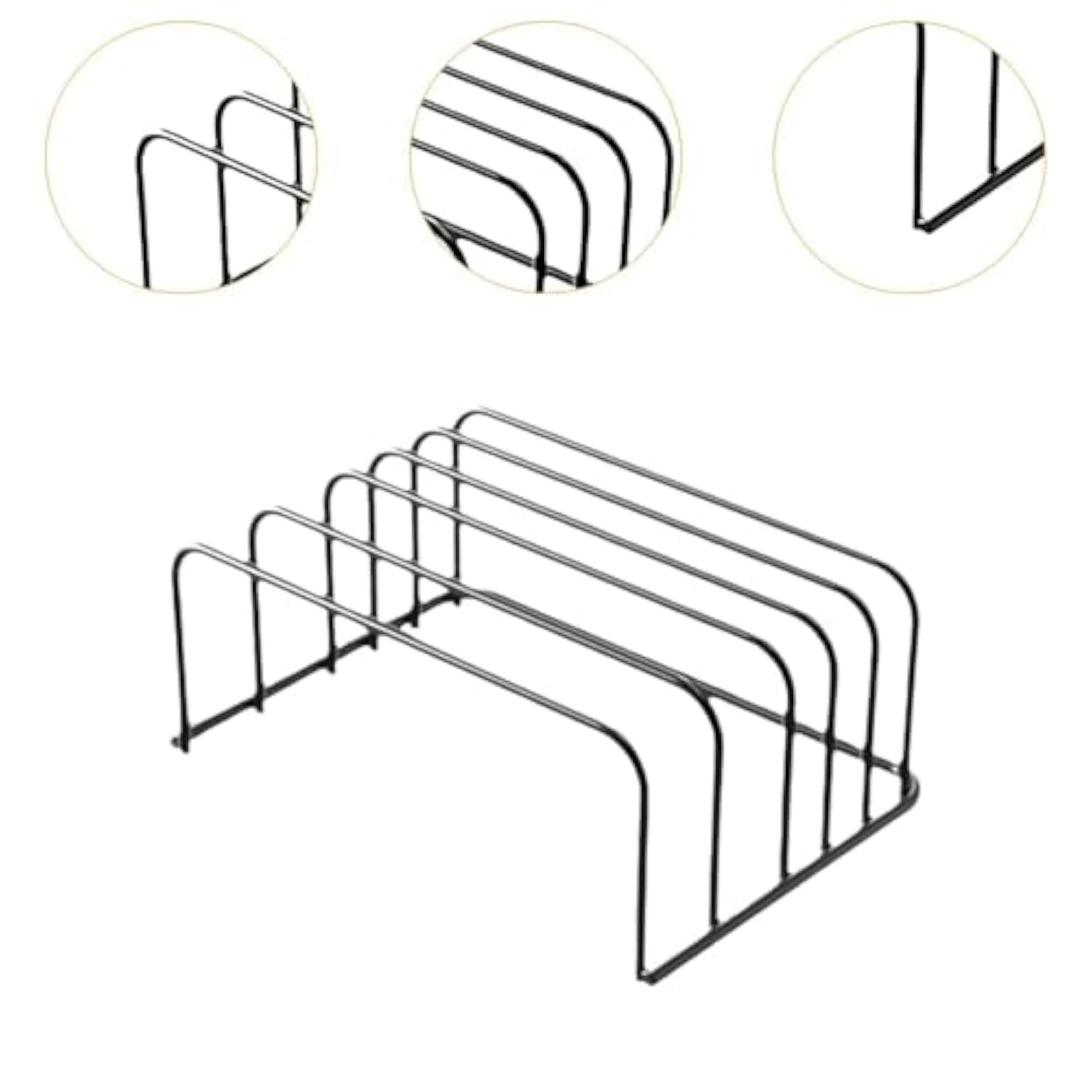 Pot Lid Organizer Rack for Pantry Storage